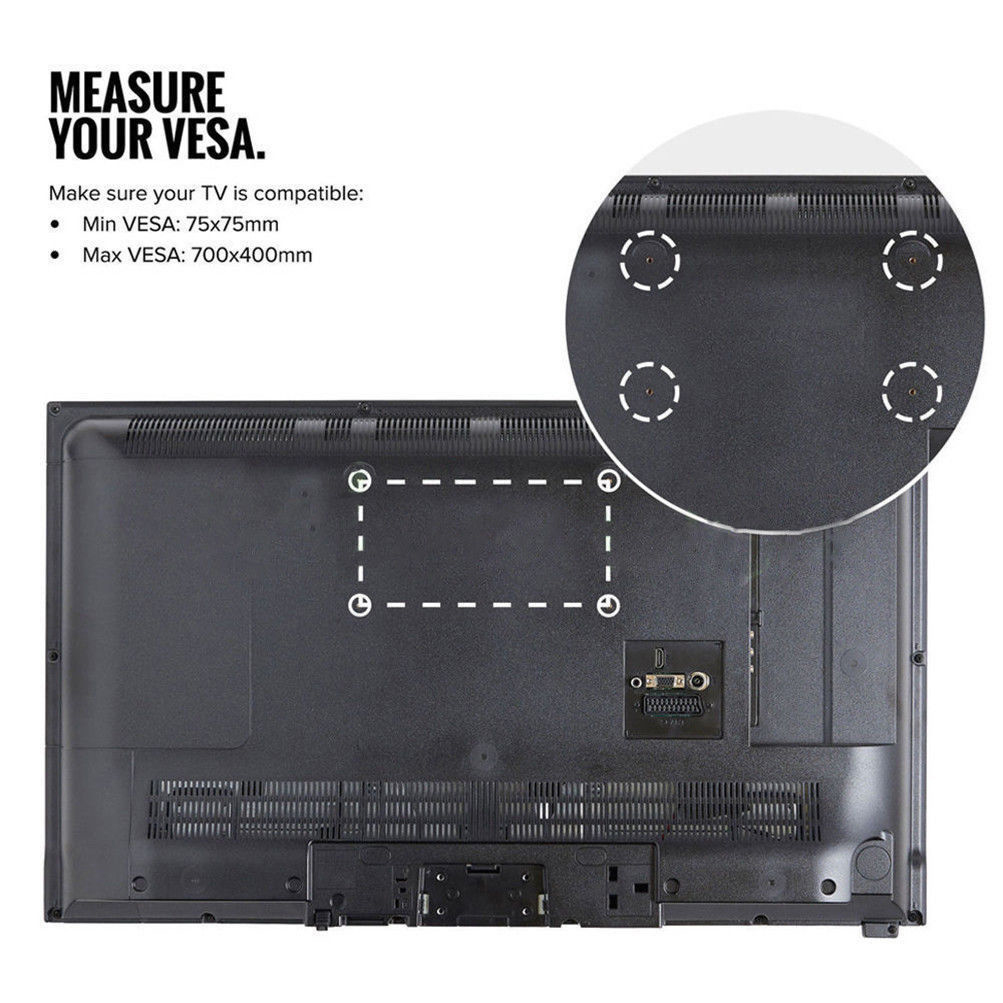 NEW SLIM WALL MOUNT BRACKET WITH TILT FOR Hisense SONIQ TV UP TO 70